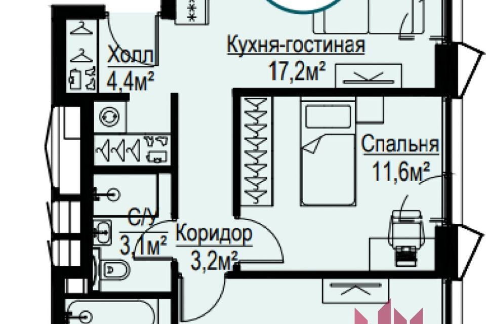 квартира г Москва пр-кт Волгоградский 32/5 2 Юго-Восточный административный округ фото 1