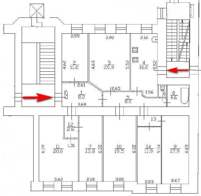 квартира г Санкт-Петербург пр-кт Большой В.О. 16 Петроградский, П. С., 1, 16, Красного Курсанта фото 10