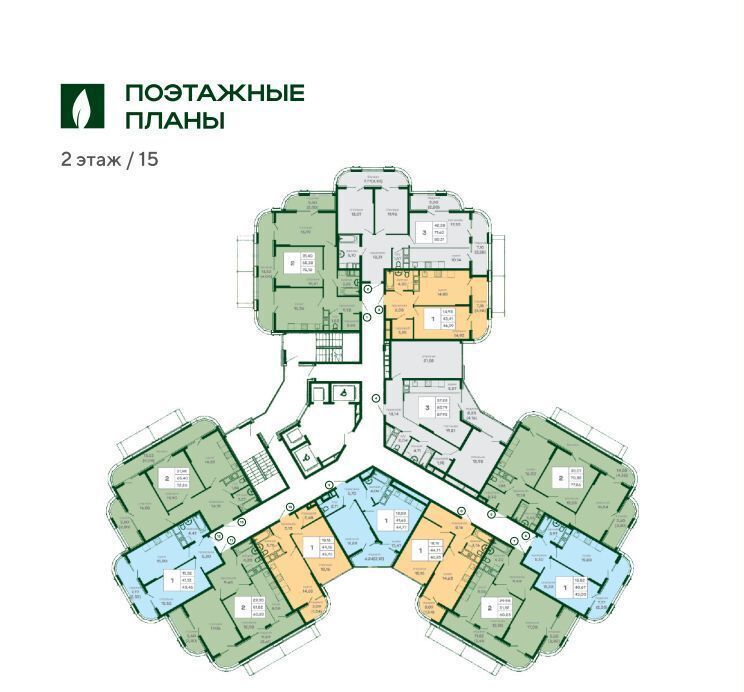 квартира г Симферополь р-н Киевский ул 51-й Армии Армии, з/у 128 фото 2