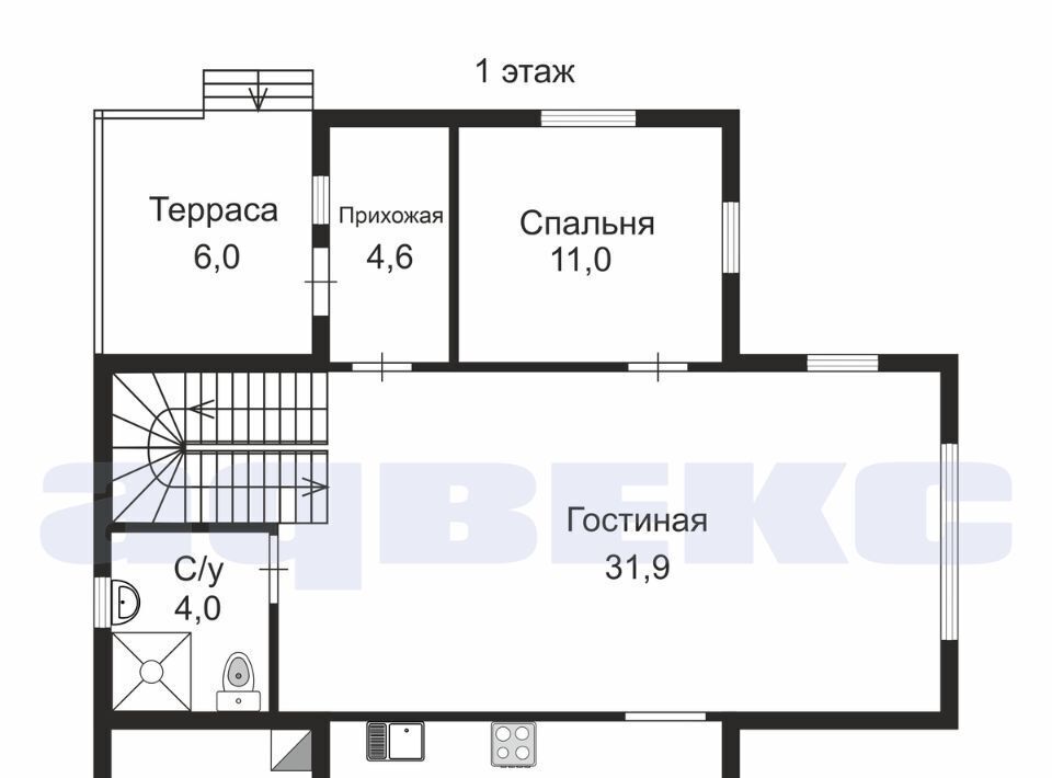 дом р-н Выборгский п Рощино аллея Еловая, 22 фото 7