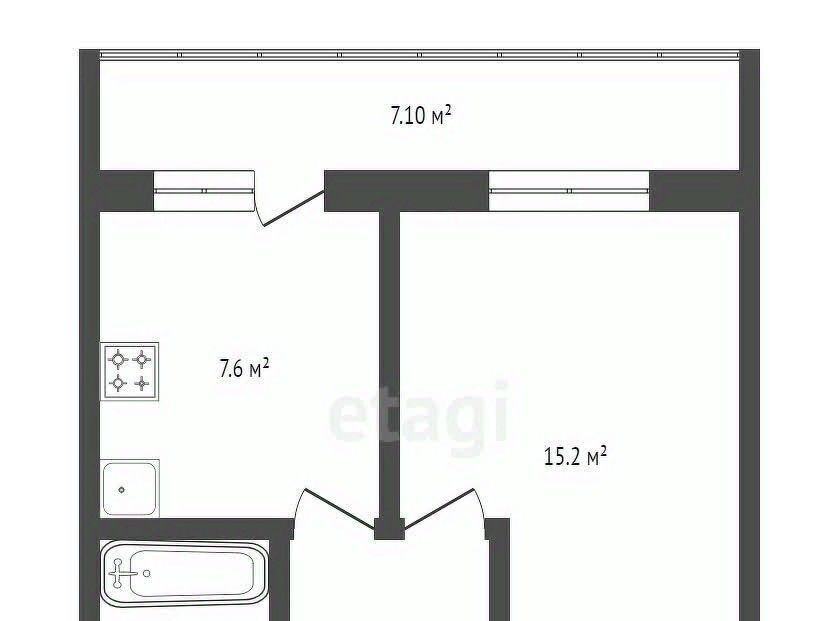 квартира г Клин ул Чайковского 103 фото 18