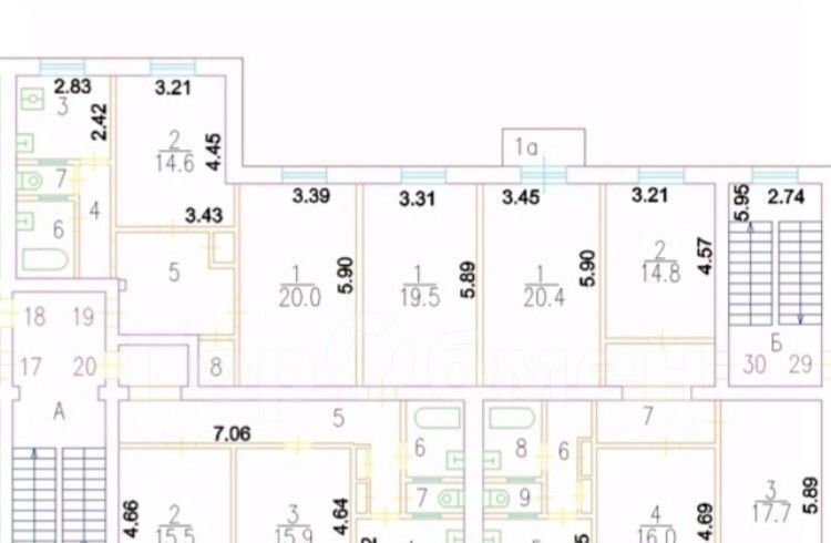 комната г Москва метро Первомайская ул Верхняя Первомайская 46/33 фото 9