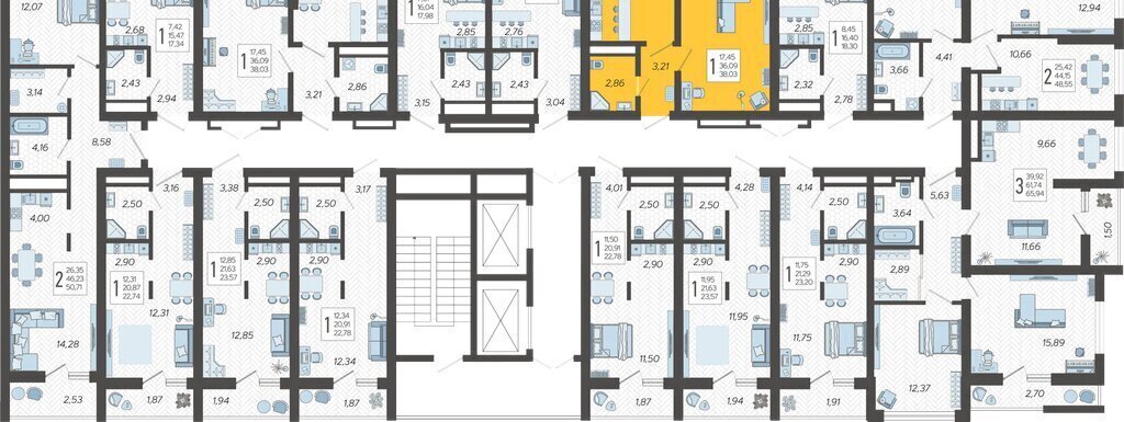 квартира г Сочи р-н Хостинский ЖК «Кислород» 9 Хостинский район фото 2