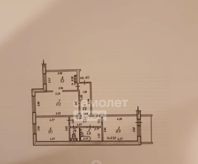 квартира г Хабаровск р-н Индустриальный ул Морозова Павла Леонтьевича 96а фото 2