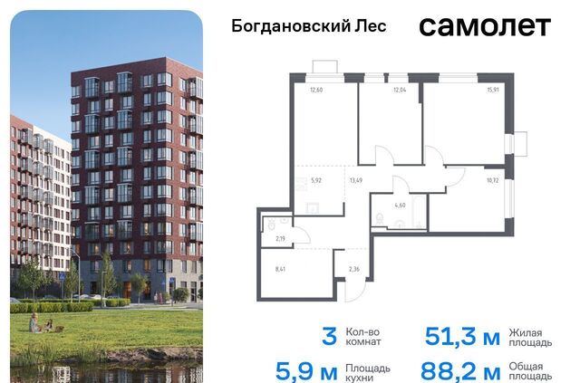 ЖК «Богдановский лес» 7/2 Ленинский городской округ фото