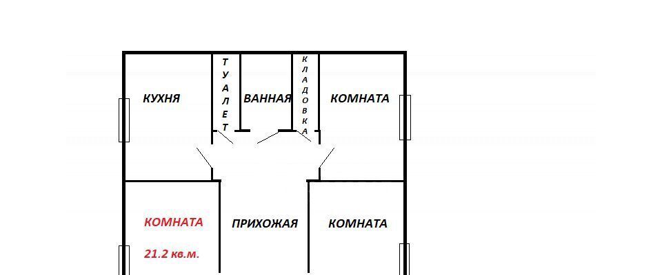 комната г Тула р-н Центральный ул Михеева 6 Центральный территориальный округ фото 5