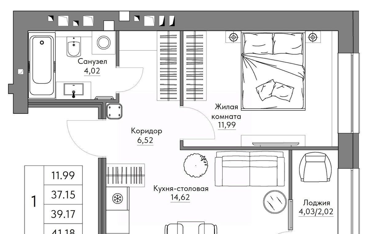 квартира г Калуга р-н Октябрьский Жилыеы Острова кв-л фото 1