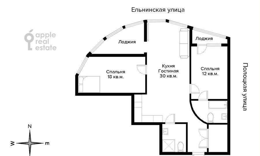 квартира г Москва метро Молодежная ул Полоцкая 31 муниципальный округ Кунцево фото 17