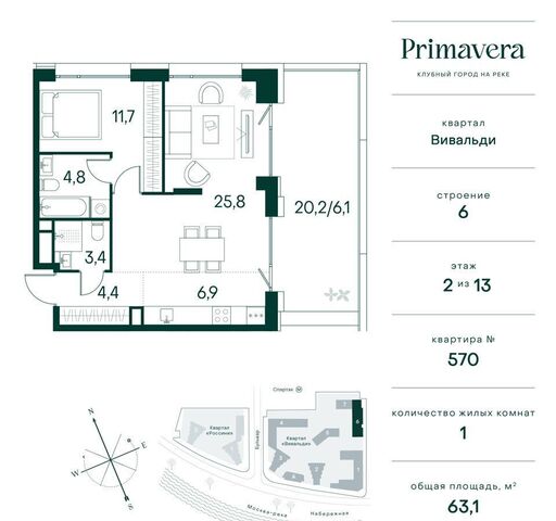 метро Спартак ш Волоколамское 13 ЖК «Клубный город на реке Primavera» муниципальный округ Покровское-Стрешнево фото