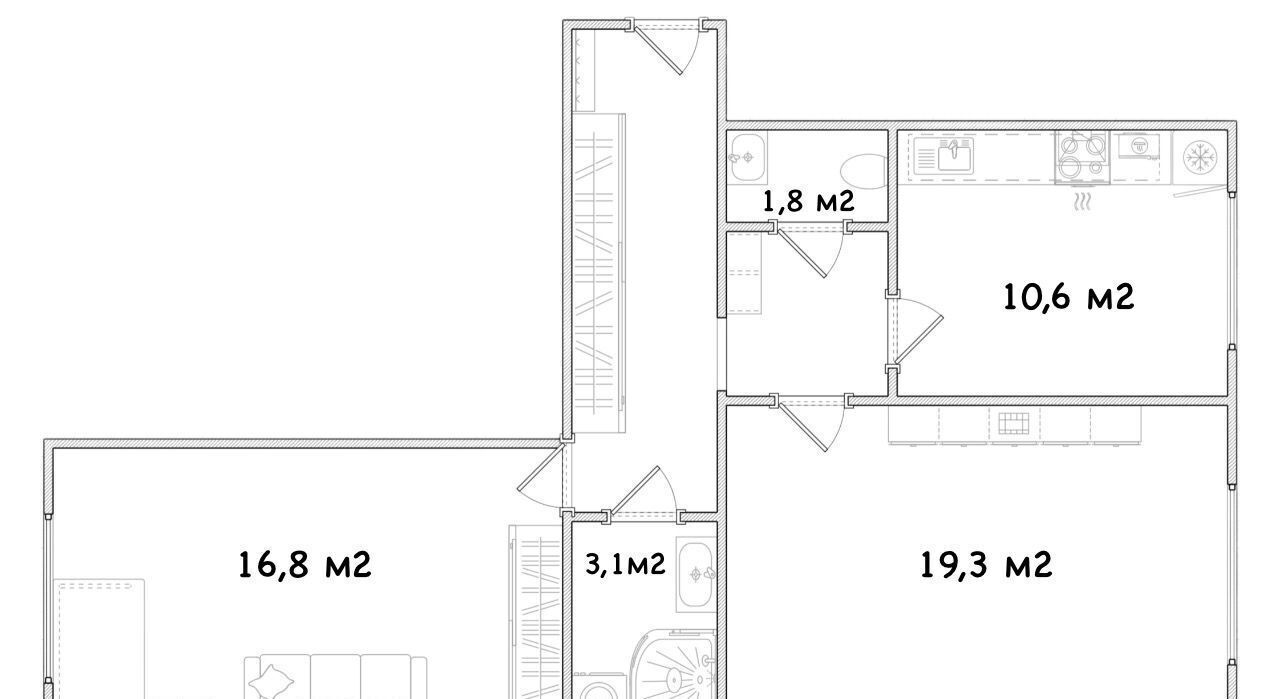 квартира г Красное Село ул Рябчикова 11к/2 фото 17