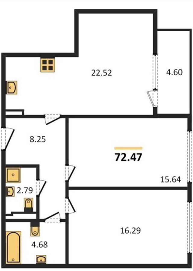 квартира г Калининград р-н Ленинградский ул Горького 98 фото 2