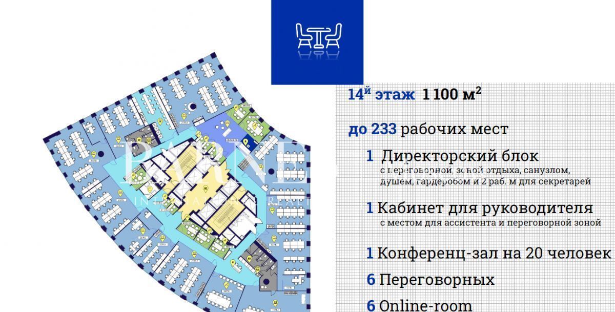 офис г Москва метро Фили пр-д Береговой 5ак/1 муниципальный округ Филёвский Парк фото 18