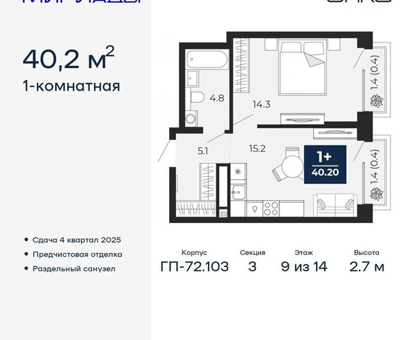 ЖК «Мириады» Ленинский административный округ фото