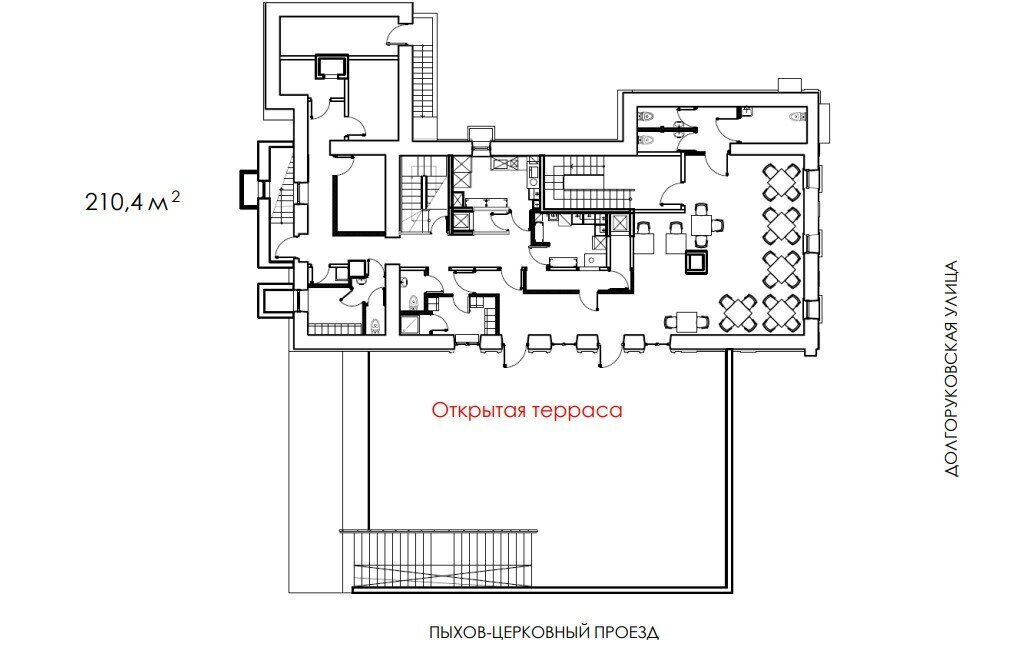 офис г Москва метро Новослободская ул Долгоруковская 25с/1 муниципальный округ Тверской фото 13