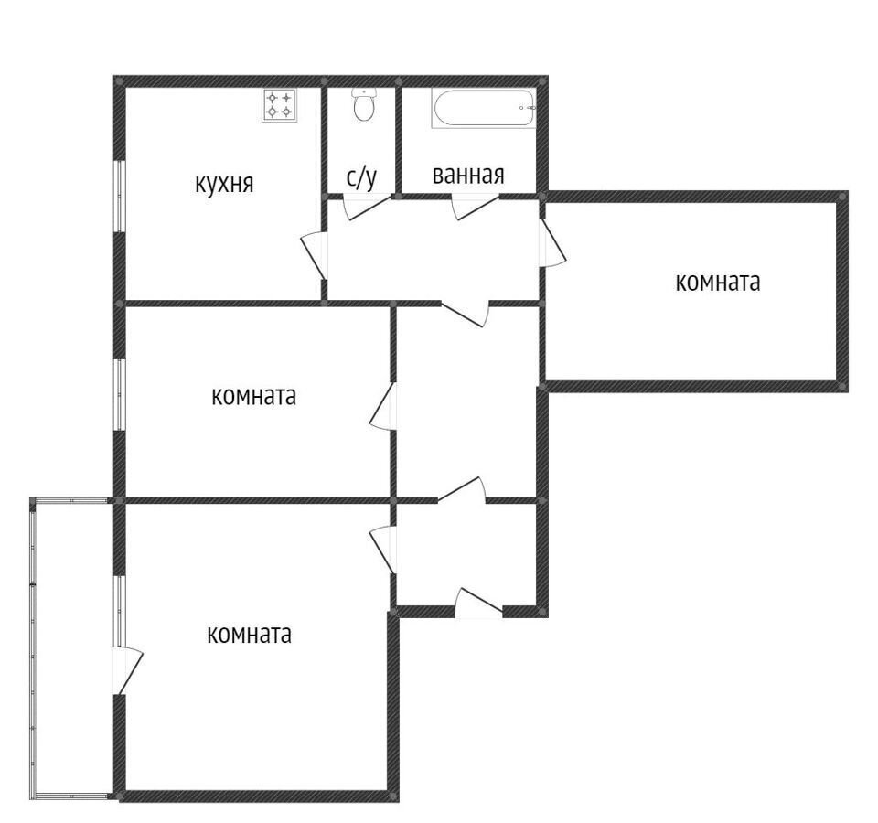 квартира г Нижний Тагил р-н Дзержинский ул Алтайская 33 фото 35