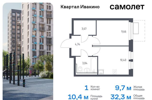 мкр Ивакино ЖК «Квартал Ивакино» Водники микрорайон Клязьма-Старбеево к. 1 фото