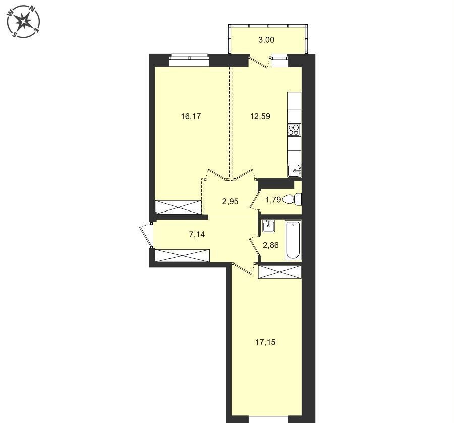 квартира р-н Иркутский с Мамоны пр-д Радиан 46 Иркутск фото 1