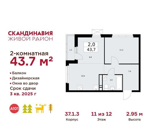 метро Коммунарка ул. Эдварда Грига, з/у 14Б, д. 37. 1, Московская область фото