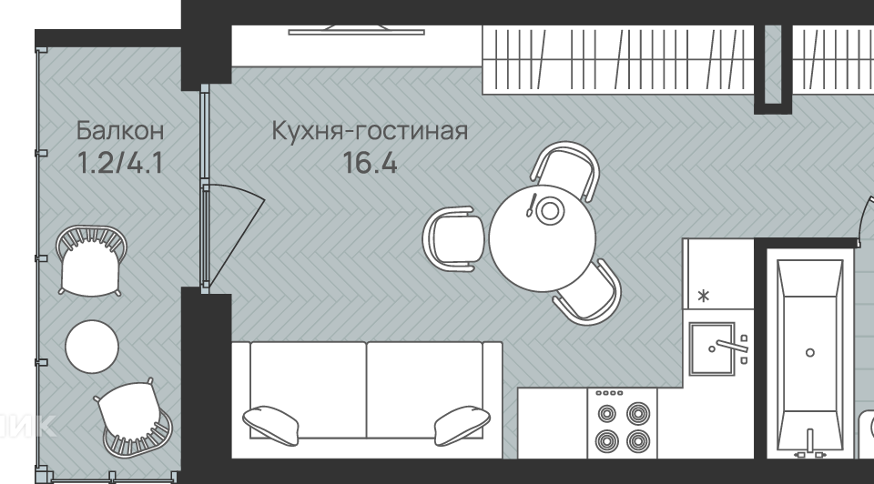 квартира г Пермь р-н Индустриальный Пермь городской округ, Космонавта Беляева, 210 фото 1