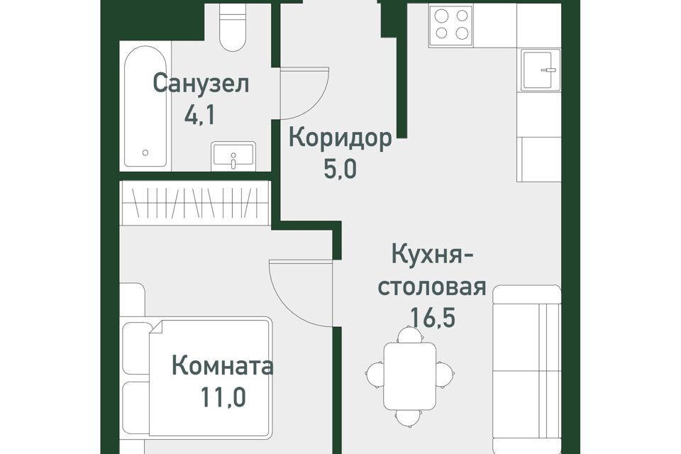 квартира г Челябинск р-н Советский городской округ Челябинск, Привилегия м-н фото 1