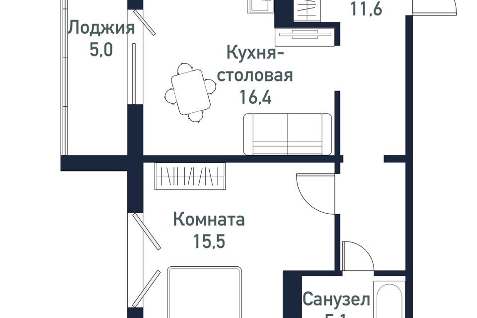 квартира р-н Сосновский п Западный 7-й квартал фото 1