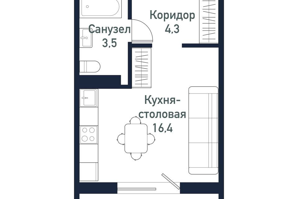 квартира р-н Сосновский п Западный 7-й квартал фото 1