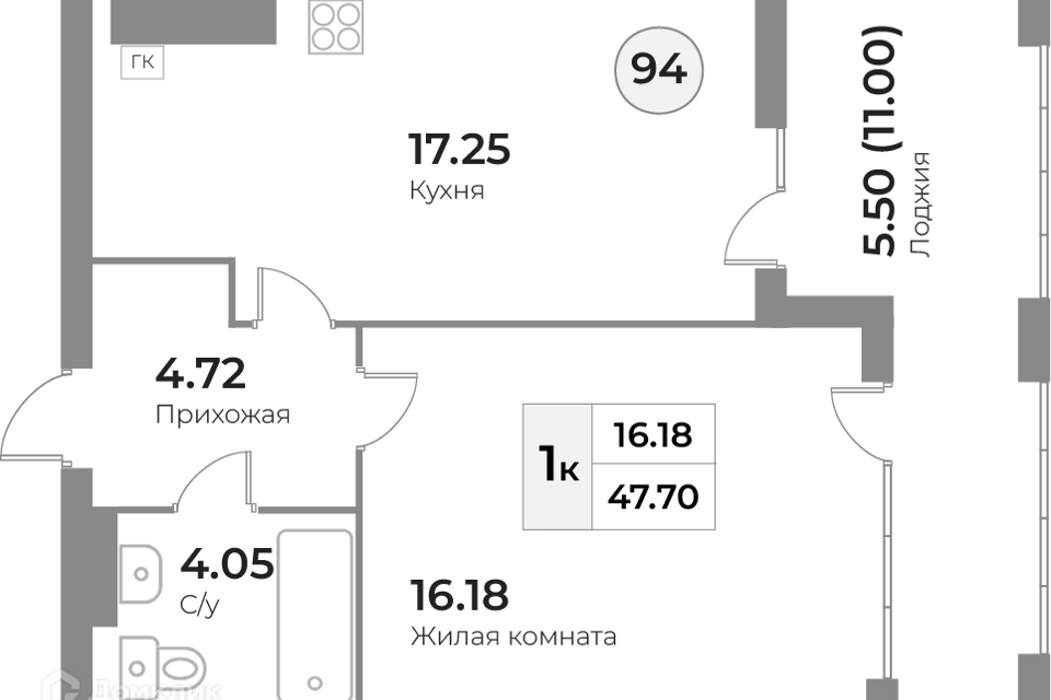 квартира г Калининград р-н Московский Калининград городской округ, Московский фото 1