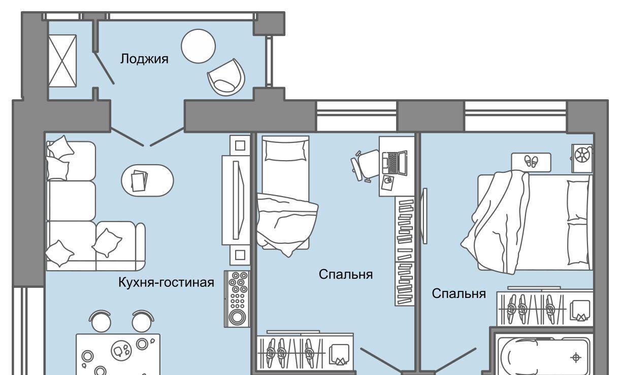 квартира ул. Строителя Николая Шишкина, 11к 1, Завьяловский район, с. Первомайский фото 1