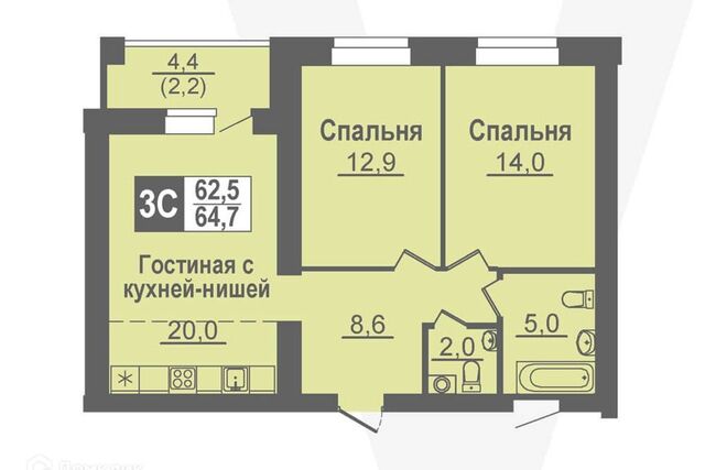 квартира дом 11 рп. Кольцово городской округ фото