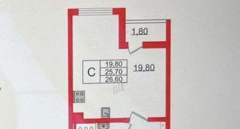 квартира г Санкт-Петербург метро Девяткино ул Пахомовская 22 ЖК «Цветной город» округ Полюстрово фото 13