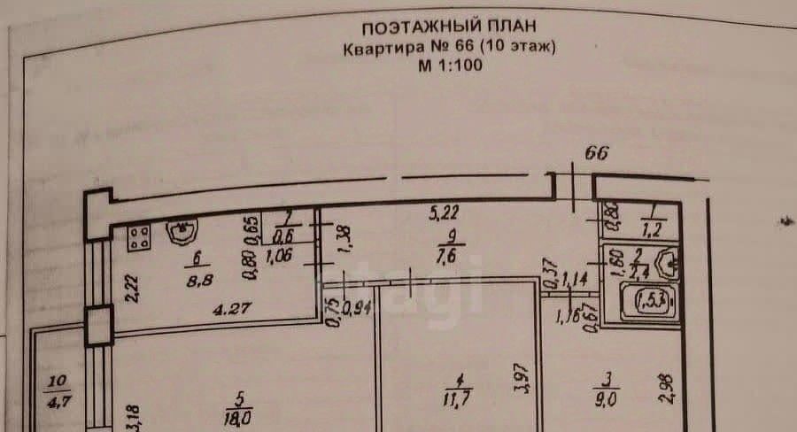 квартира г Уфа р-н Калининский б-р Тухвата Янаби 71 фото 24