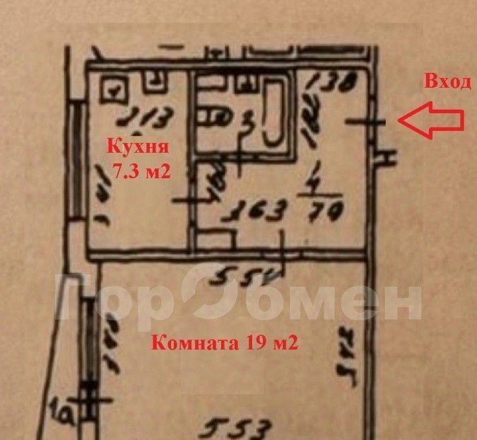 квартира г Москва Пенягино пер Уваровский 2 фото 21