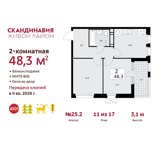 дом 25/2 жилой район «Скандинавия» Сосенское, Бутово фото