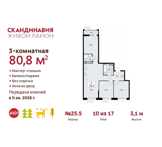 б-р Скандинавский 25/5 жилой район «Скандинавия» Сосенское, Бутово фото