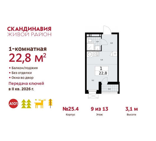 б-р Скандинавский 25/4 жилой район «Скандинавия» Сосенское, Бутово фото