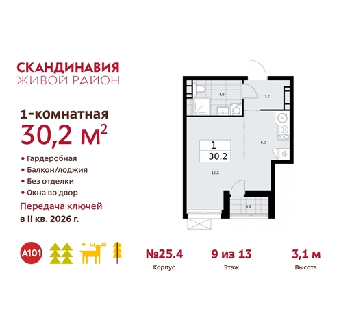 б-р Скандинавский 25/4 жилой район «Скандинавия» Сосенское, Бутово фото