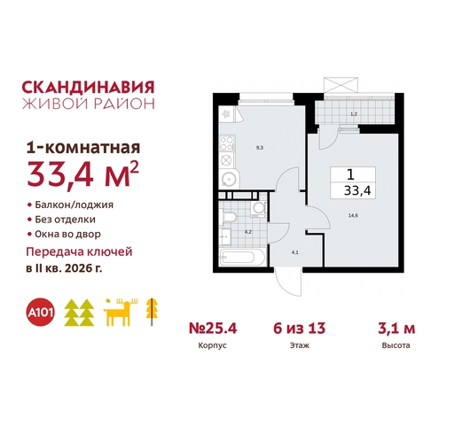 б-р Скандинавский 25/4 жилой район «Скандинавия» Сосенское, Бутово фото