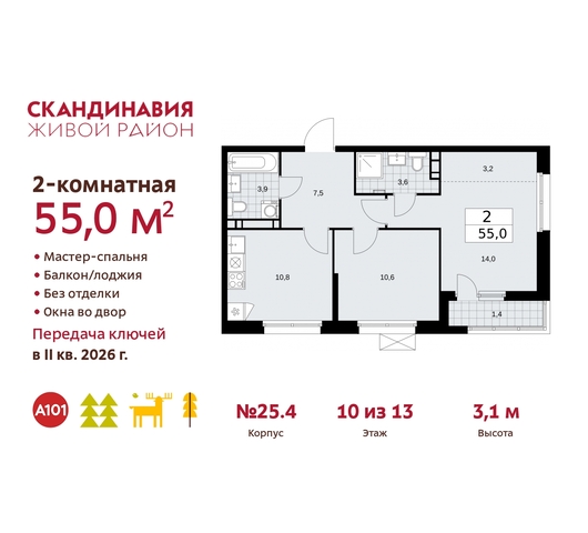 б-р Скандинавский 25/4 жилой район «Скандинавия» Сосенское, Бутово фото