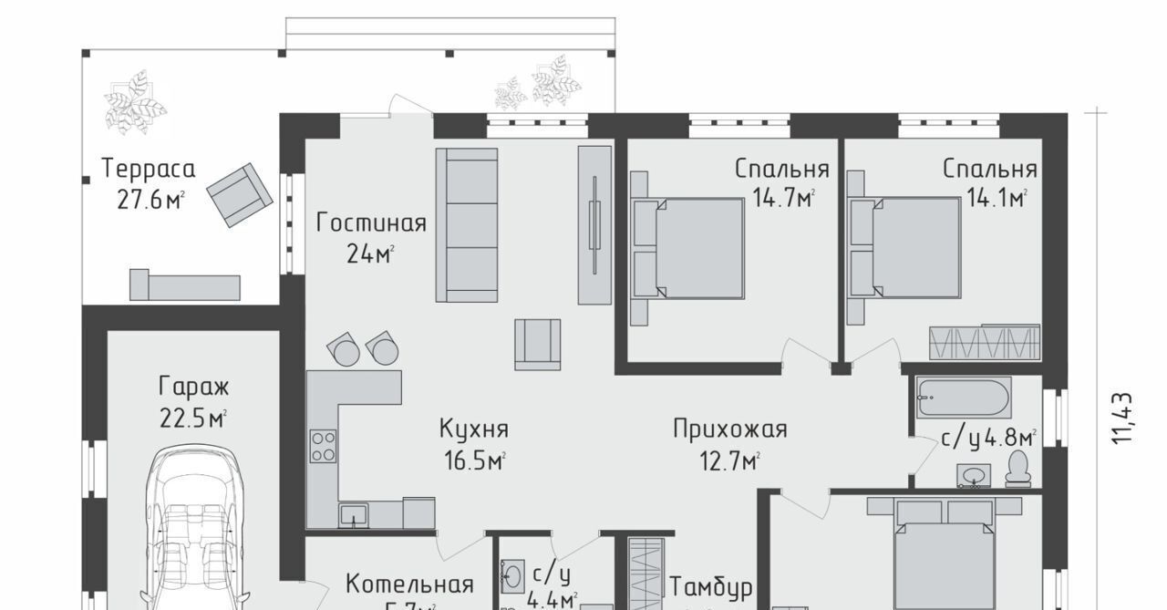 земля р-н Первомайский с Фирсово микрорайон Рощино ул Молодежная Санниковский сельсовет фото 4