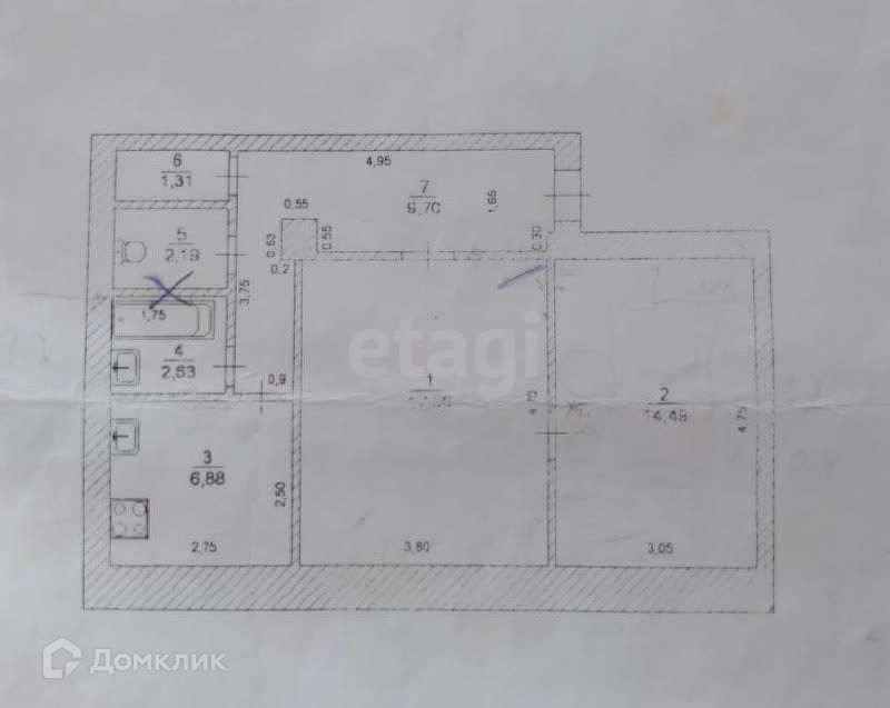 квартира г Ульяновск р-н Железнодорожный ул Железнодорожная 33 городской округ Ульяновск фото 9