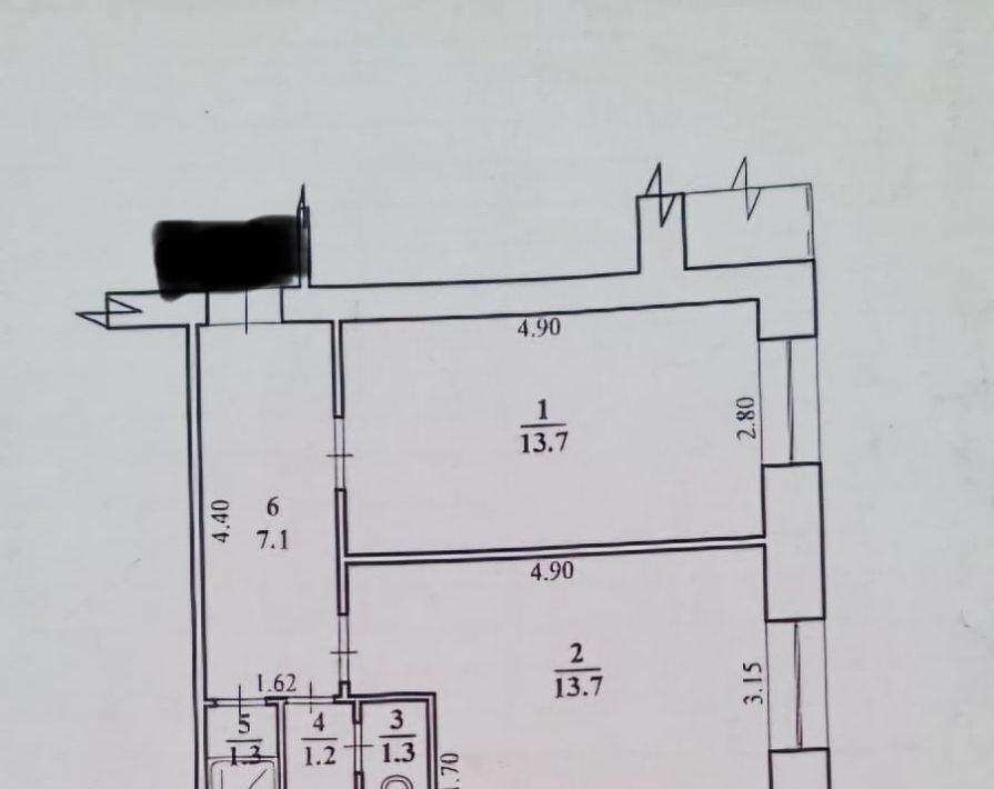 квартира г Волгоград р-н Кировский ул им. генерала Шумилова 22 фото 13