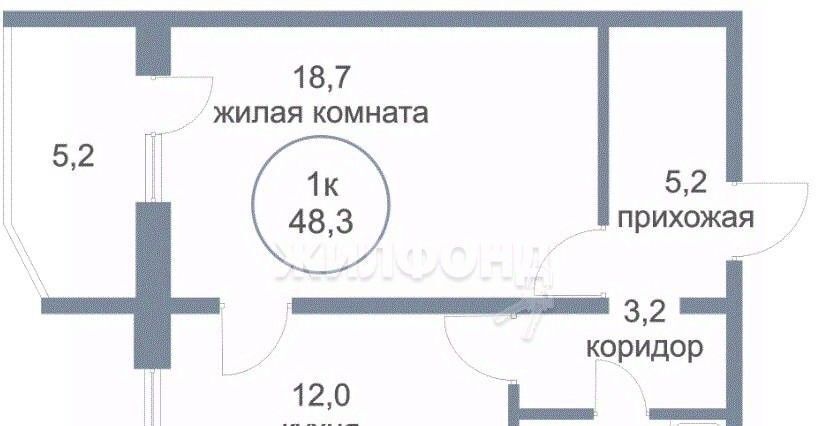 квартира г Нефтеюганск мкр 17-й 9 фото 1