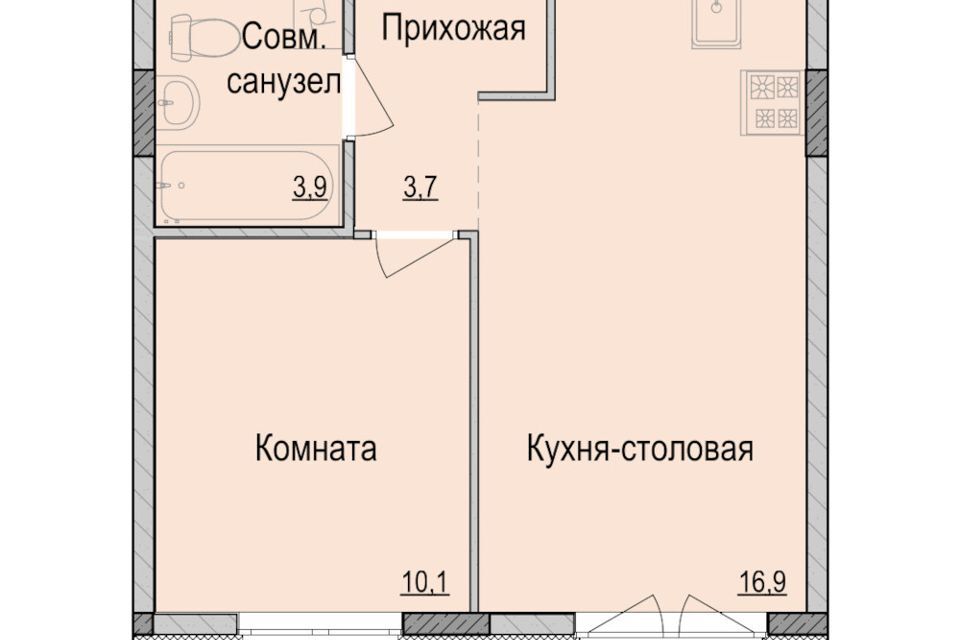 квартира г Ижевск р-н Октябрьский Центральный ул Пушкинская 214 городской округ Ижевск фото 1