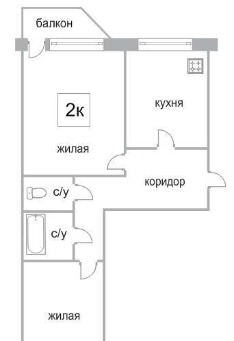 квартира г Сургут р-н Восточный ул Мелик-Карамова 60 Тюменская обл. фото 30