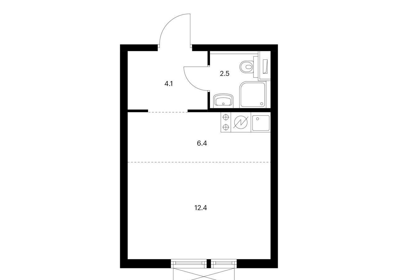 квартира г Москва метро Свиблово ул Кольская 2/1 Кольская 8 корп. 2, д. 8 фото 1