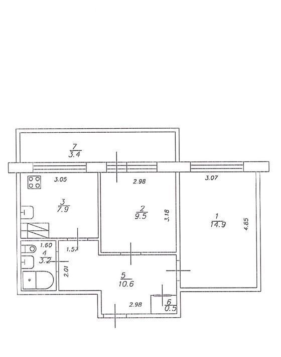 квартира г Казань Козья слобода ул Хибинская 12 фото 1