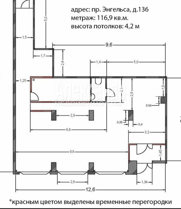 свободного назначения г Санкт-Петербург метро Проспект Просвещения пр-кт Энгельса 136к/1 округ Шувалово-Озерки фото 12