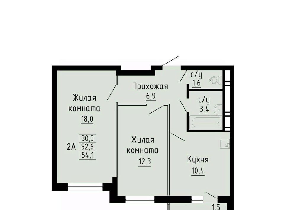 квартира г Новосибирск Южно-Чемской жилмассив ЖК «Матрешкин двор» Площадь Маркса фото 1