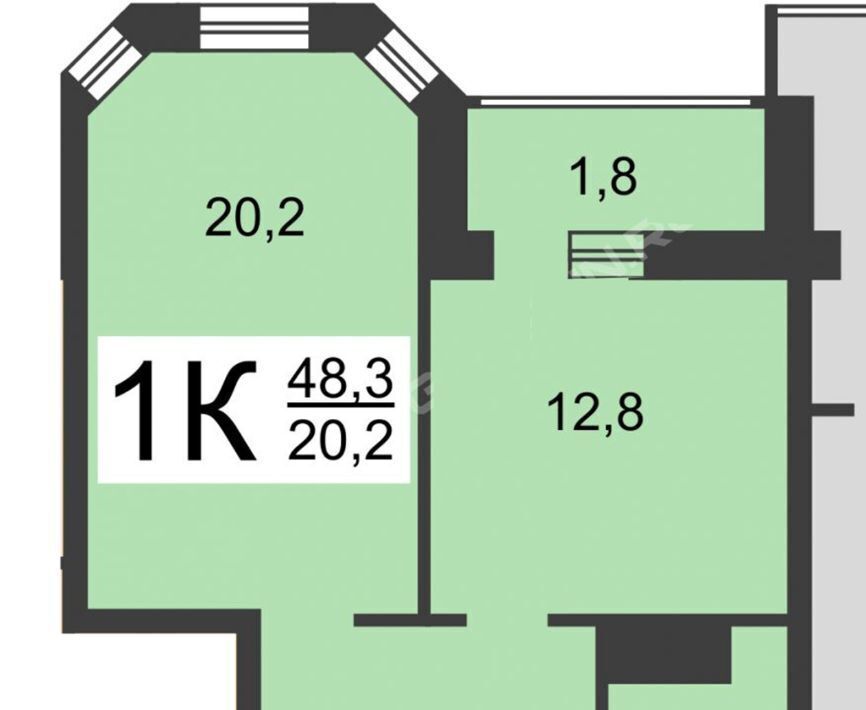 квартира г Нижний Новгород р-н Канавинский Стрелка наб Волжская 22 фото 6