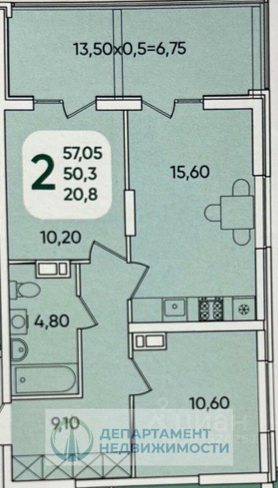 квартира г Краснодар р-н Прикубанский мкр Любимово 5 фото 25